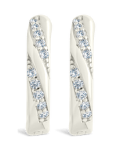 Load image into Gallery viewer, Sterling Silver Adelise Micro Hoops