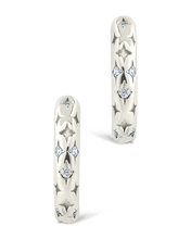 Load image into Gallery viewer, Sterling Silver Blakelyn Micro Hoops