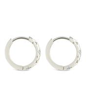 Load image into Gallery viewer, Sterling Silver Blakelyn Micro Hoops