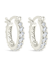 Load image into Gallery viewer, Sterling Silver Norabelle Micro Hoops