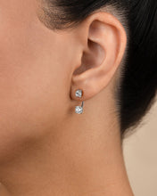 Load image into Gallery viewer, Sterling Silver Brilliant Cut Duo Jackets