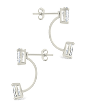 Load image into Gallery viewer, Sterling Silver Pear Cut Duo Jackets