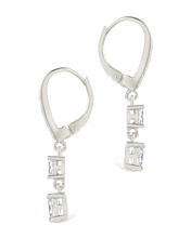 Load image into Gallery viewer, Sterling Silver Liesel Oval Cut CZ French Clip Earrings