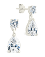 Load image into Gallery viewer, Sterling Silver Imogen CZ Studs
