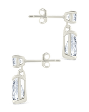 Load image into Gallery viewer, Sterling Silver Imogen CZ Studs