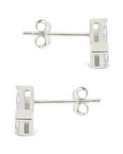 Load image into Gallery viewer, Sterling Silver Macy CZ Studs