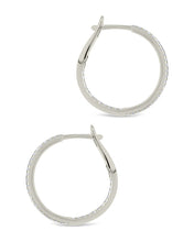 Load image into Gallery viewer, Sterling Silver Lilia CZ Infinity Hoops