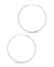 Load image into Gallery viewer, 2.7" Infinity Hoop Earrings