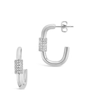 Load image into Gallery viewer, Oval Carabiner Hoops