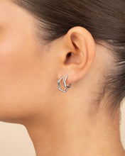 Load image into Gallery viewer, Emmy Geometric Hoop Earring Set of 2