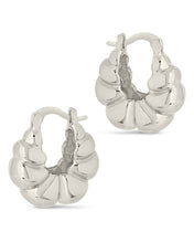 Load image into Gallery viewer, Petite Croissant Hoop Earrings