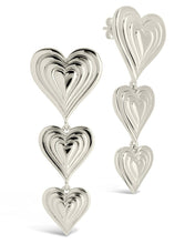 Load image into Gallery viewer, Beating Heart Drop Stud Earrings