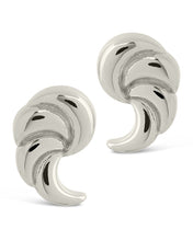 Load image into Gallery viewer, French Horn Stud Earrings