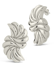 Load image into Gallery viewer, Twisted Croissant Stud Earrings