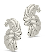 Load image into Gallery viewer, Twisted Croissant Stud Earrings