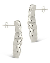 Load image into Gallery viewer, Twisted Croissant Stud Earrings