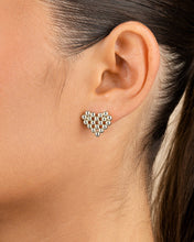 Load image into Gallery viewer, Meredith Heart Stud Earrings