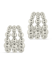 Load image into Gallery viewer, Bubble Sphere Trio Hoop Earrings