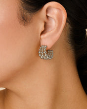 Load image into Gallery viewer, Bubble Sphere Trio Hoop Earrings