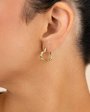 Load image into Gallery viewer, Elle Heart Micro Hoop Earrings