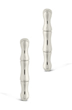 Load image into Gallery viewer, Bamboo Rectangular Hoop Earrings