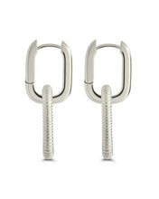 Load image into Gallery viewer, Felicity Textured Chain Link Drop Earrings