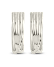 Load image into Gallery viewer, Katya Textured Hoop Earrings