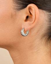 Load image into Gallery viewer, Lysandra Bubble Hoop Earrings