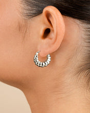 Load image into Gallery viewer, Lysandra Bubble Hoop Earrings