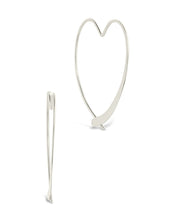 Load image into Gallery viewer, Rorie Heart Threader Hoops