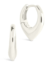 Load image into Gallery viewer, Colby Pointed Teardrop Hoops