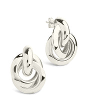 Load image into Gallery viewer, Ashton Layered Door Knocker Stud Earrings