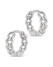 Load image into Gallery viewer, Maeve Rounded Link Hoops