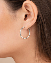 Load image into Gallery viewer, Sterling Silver Hoop Earrings