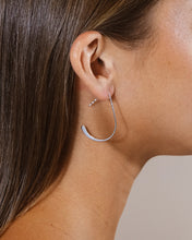 Load image into Gallery viewer, Sterling Silver Teardrop Threader Earrings