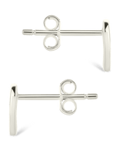 Load image into Gallery viewer, Sterling Silver Peace Sign Studs