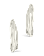 Load image into Gallery viewer, Sterling Silver Monique Twisted Stud Earrings