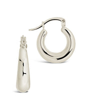 Load image into Gallery viewer, Graduated Tube Hoop Earrings