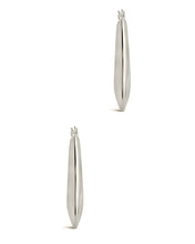 Load image into Gallery viewer, Indy Elongated Hoop Earrings
