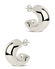 Load image into Gallery viewer, Marley Polished Chunky Hoop Earrings