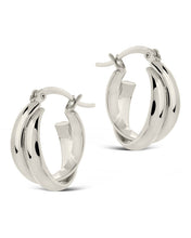 Load image into Gallery viewer, Claire Twist Hoop Earrings