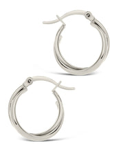 Load image into Gallery viewer, Claire Twist Hoop Earrings