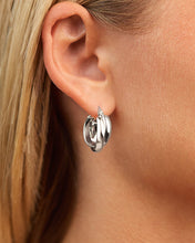 Load image into Gallery viewer, Claire Twist Hoop Earrings