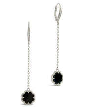 Load image into Gallery viewer, Rose Petal Long Drop Earrings