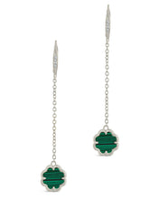 Load image into Gallery viewer, Rose Petal Long Drop Earrings
