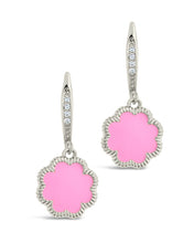 Load image into Gallery viewer, Rose Petal Short Drop Earrings