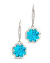 Load image into Gallery viewer, Rose Petal Short Drop Earrings