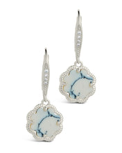 Load image into Gallery viewer, Rose Petal Short Drop Earrings