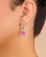Load image into Gallery viewer, Rose Petal Short Drop Earrings