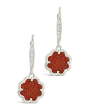 Load image into Gallery viewer, Rose Petal Short Drop Earrings
